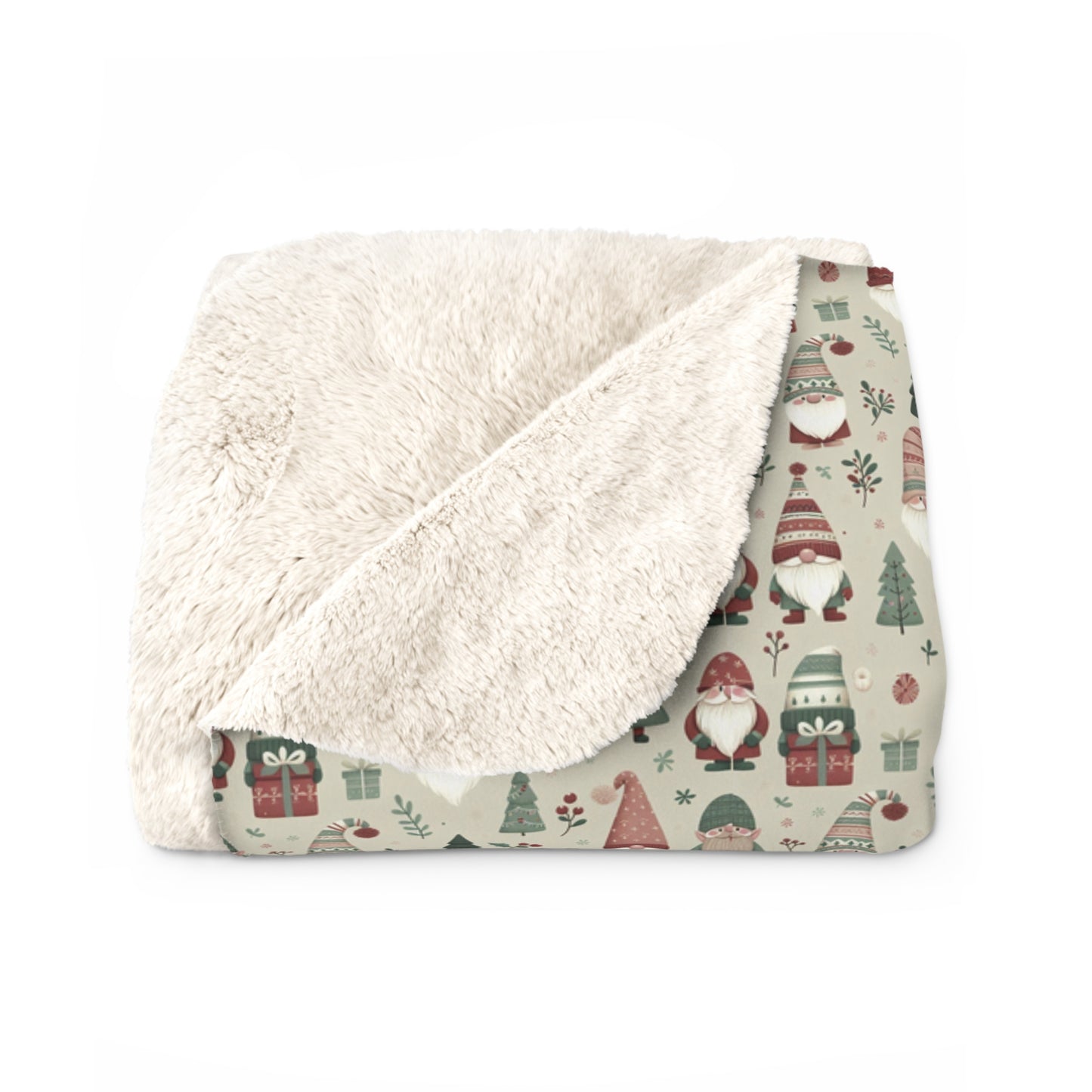 Christmas Gnome Fleece Blanket