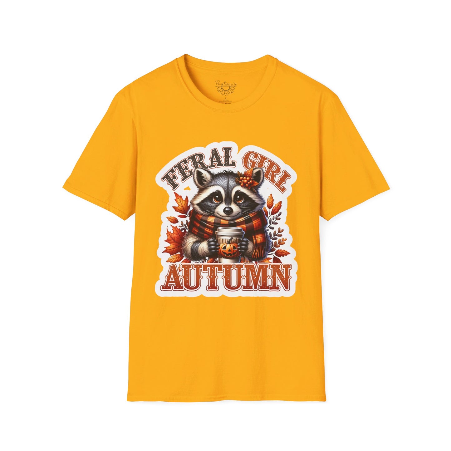 Feral Girl Autumn Racoon