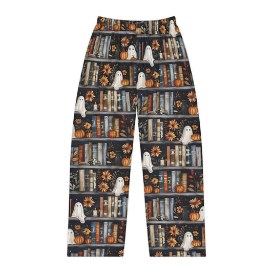 Ghostly Bookshelves - Women's Pajama Pants