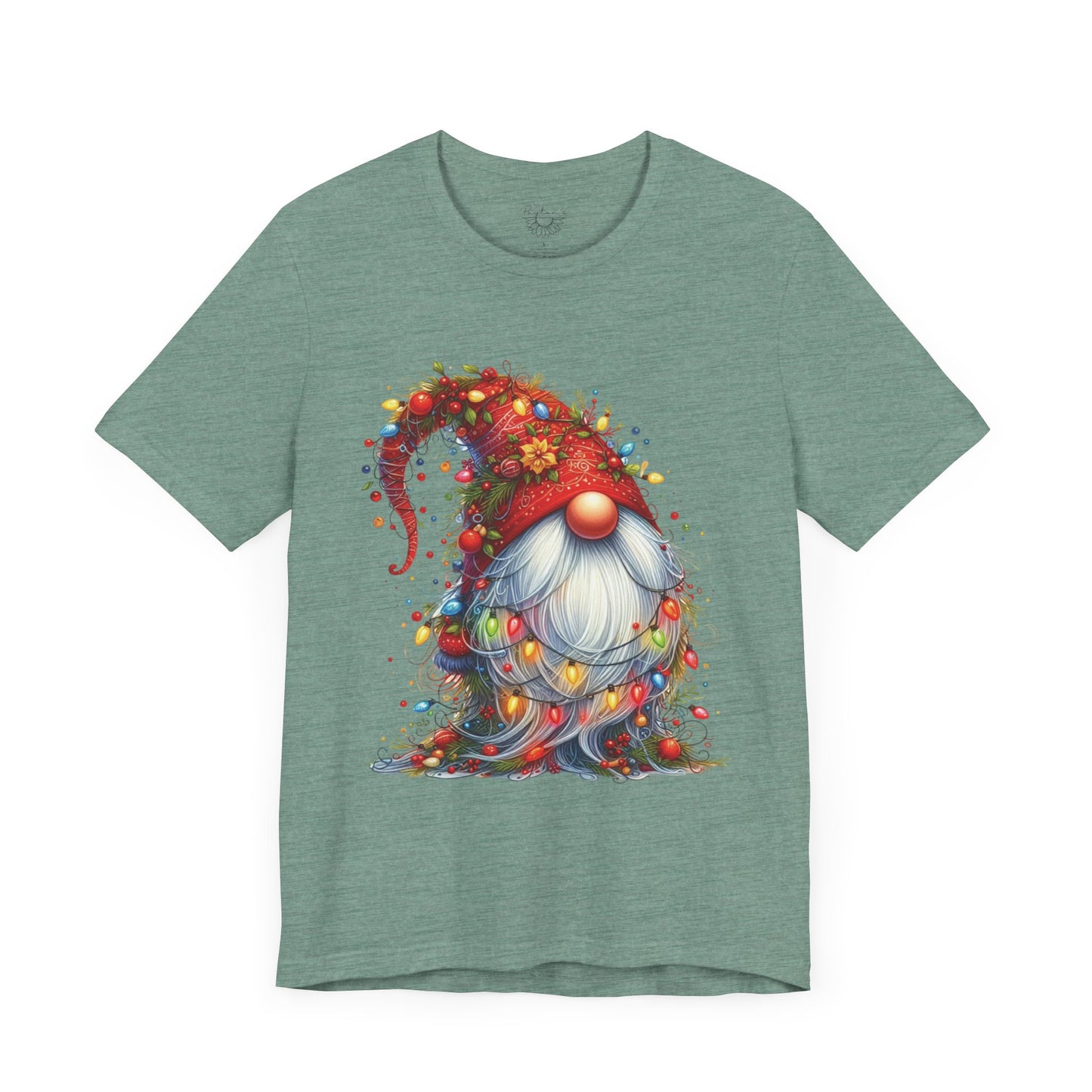 Christmas Lights Gnome Tee