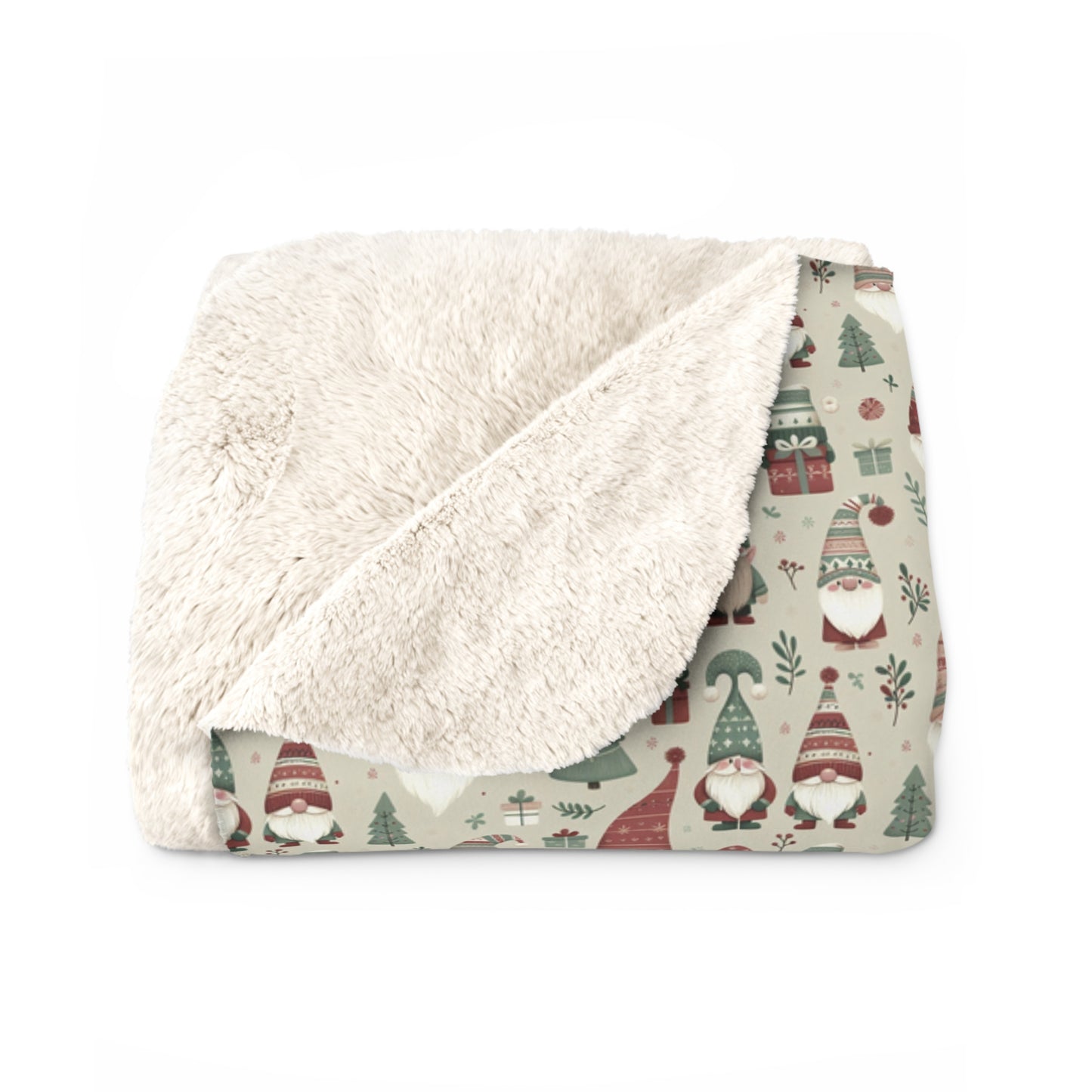 Christmas Gnome Fleece Blanket