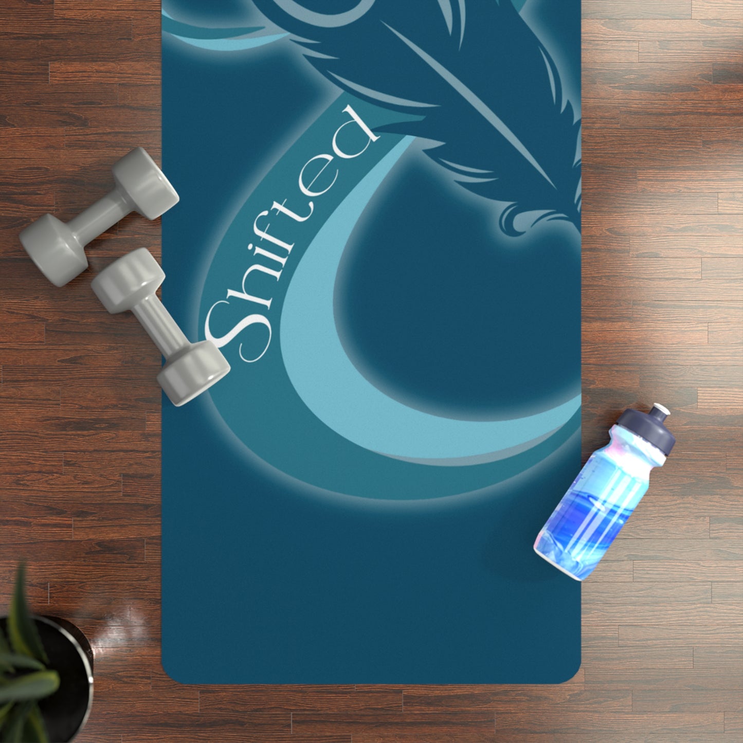 Shifted Scripts Yoga Mat