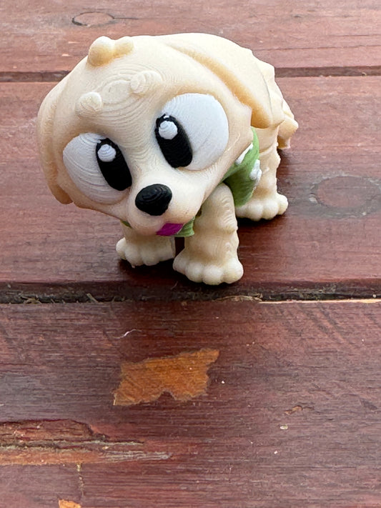 Springtime Golden Retriever