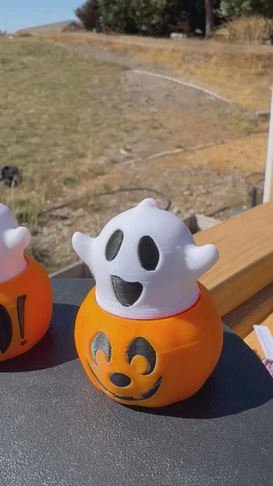 Pumpkin Ghost Poppers